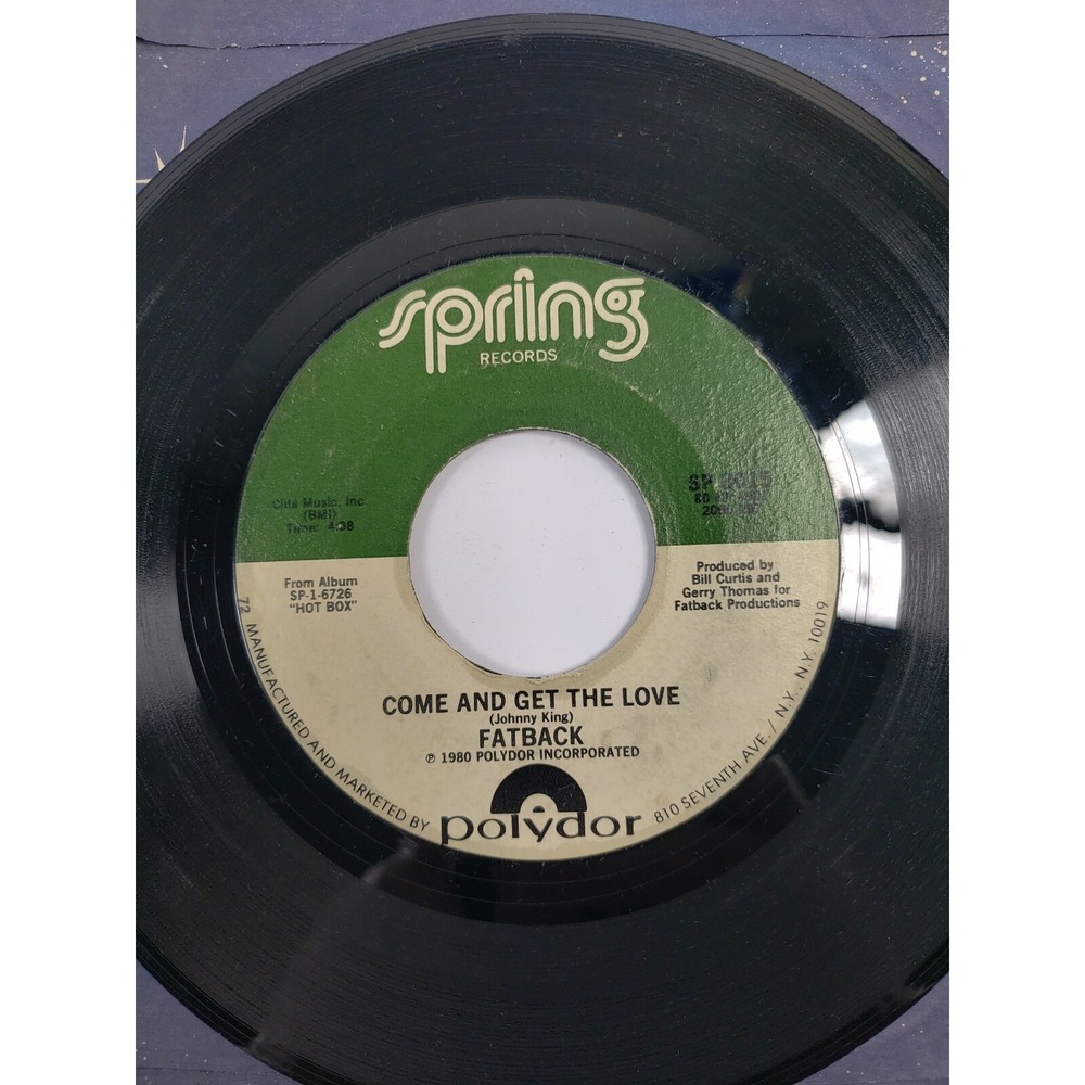 Fatback‎ – Let's do it again / Come And Get The Love Spring Records 45 7"